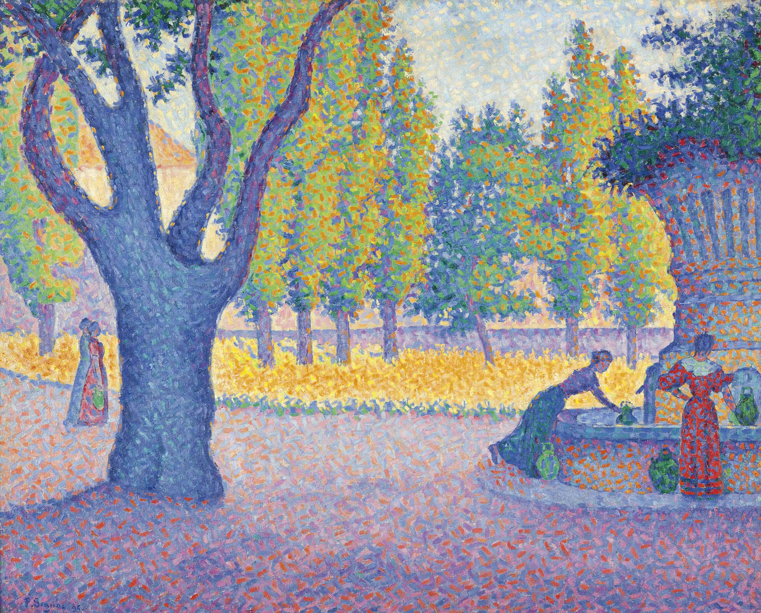 Saint-Tropez, Fontaine des Lices, 1895