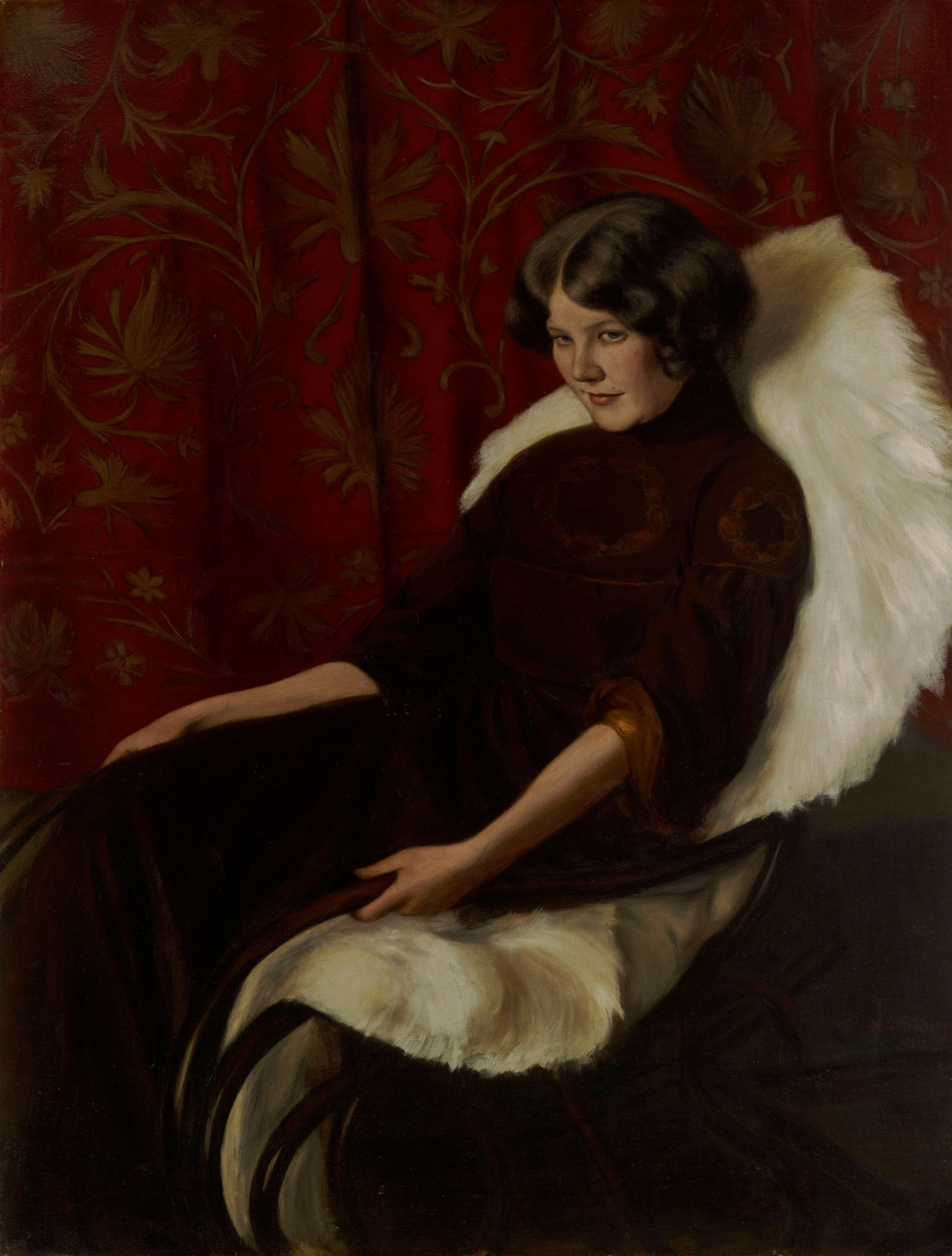 In the Rocking Chair, Anni Bremner, 1908
