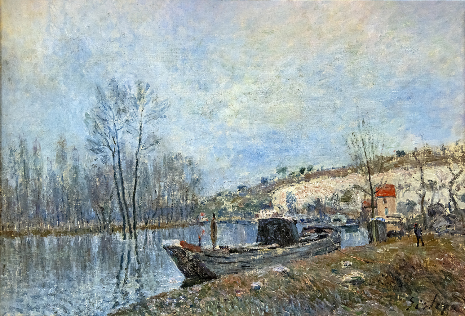 The Banks of the Loing towards Moret, 1883