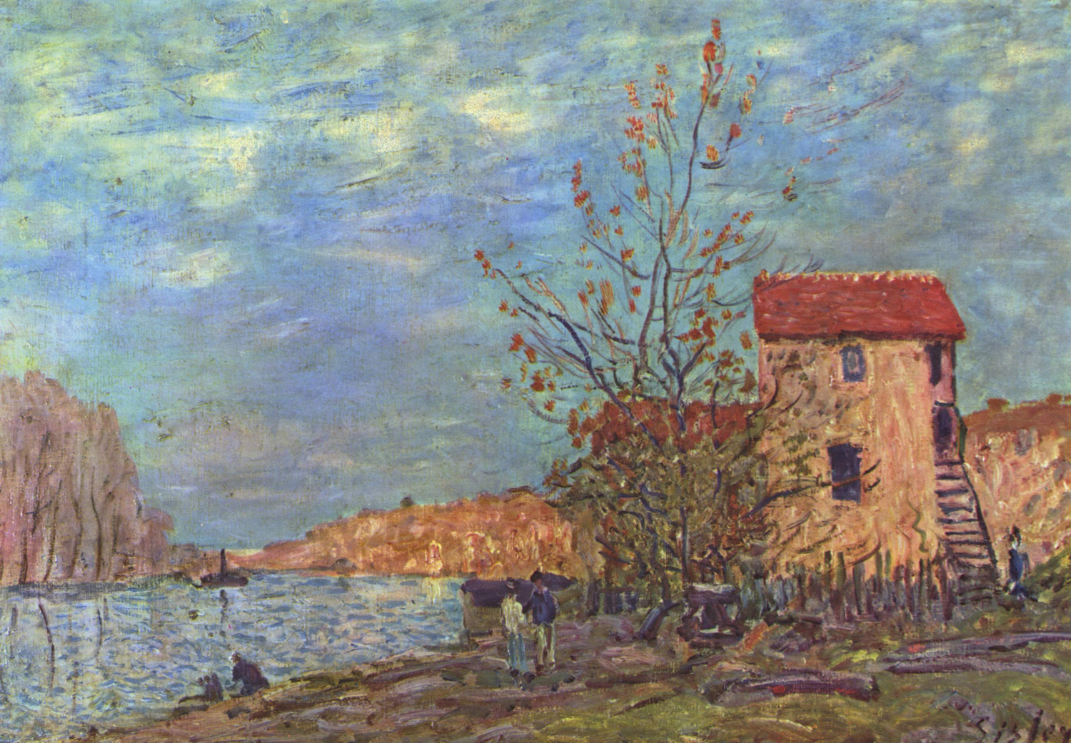 The Loing at Moret, 1881