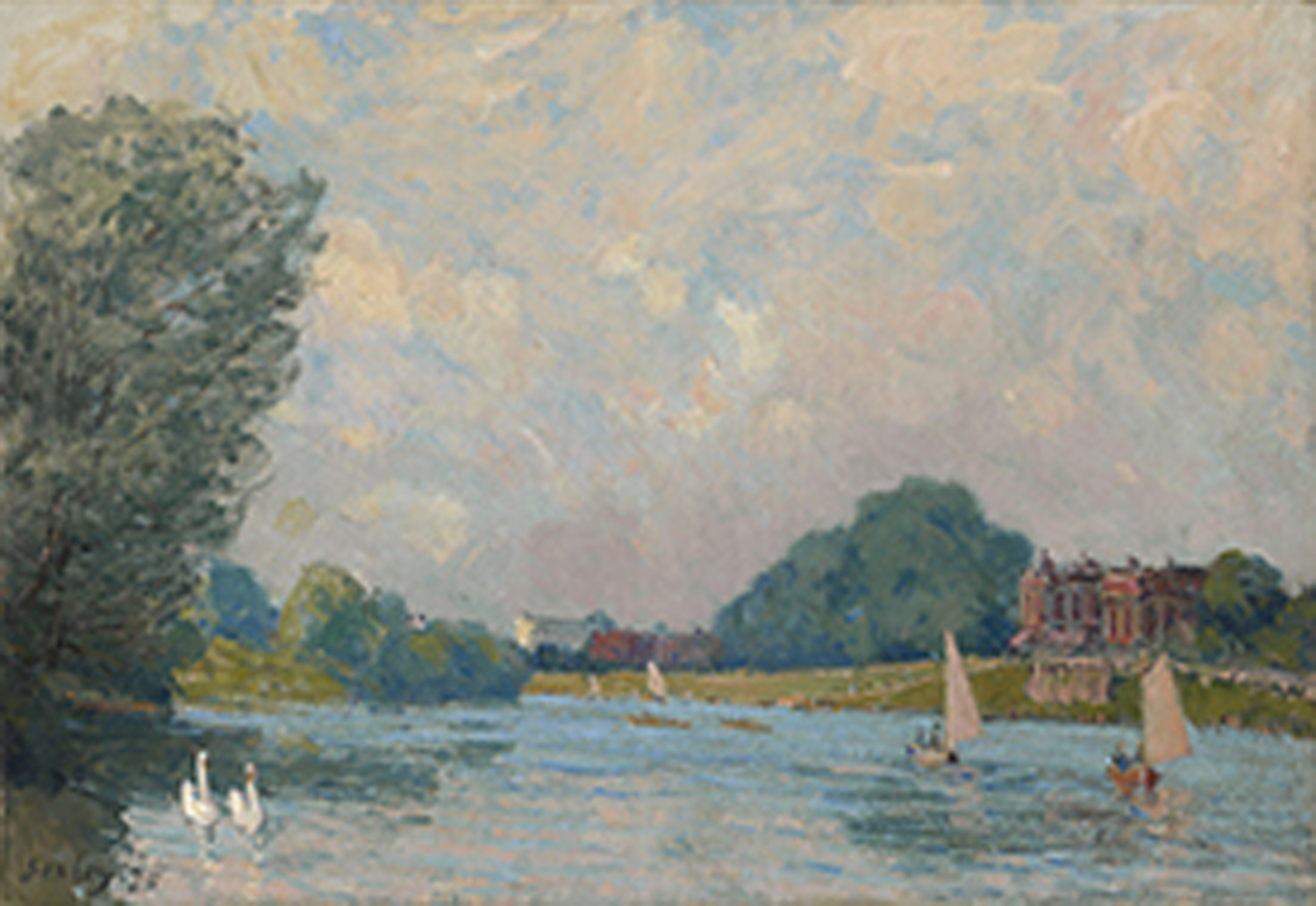 The Thames at Hampton Court, 1874