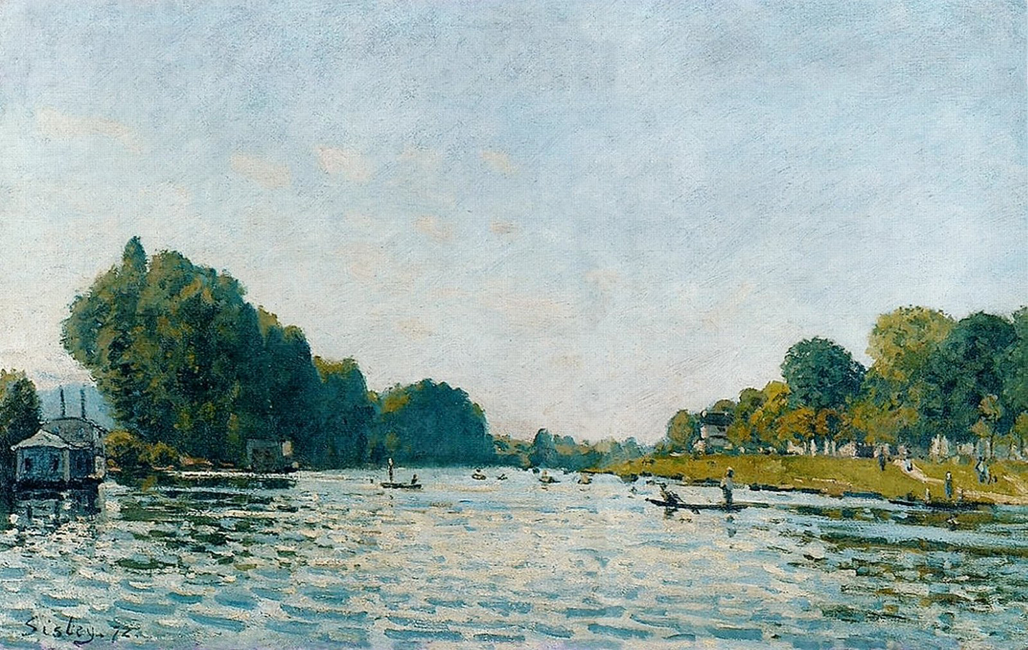 The Seine at Bougival, 1872