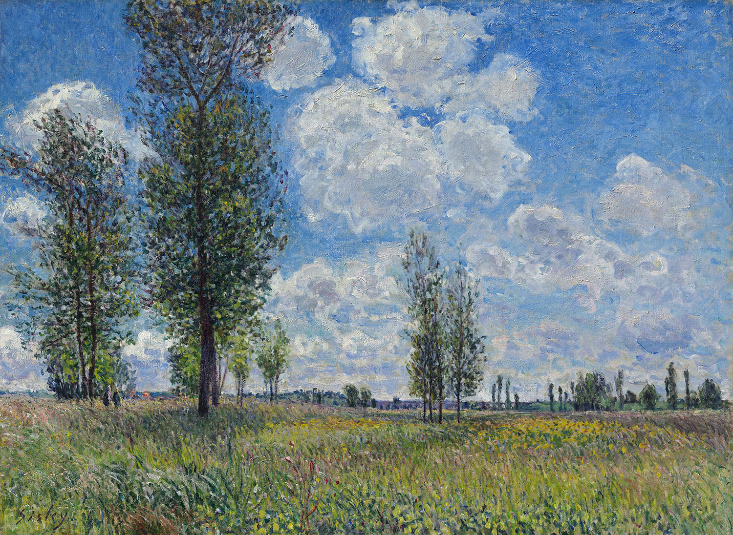 he Meadow at Veneux-Nadon, 1881