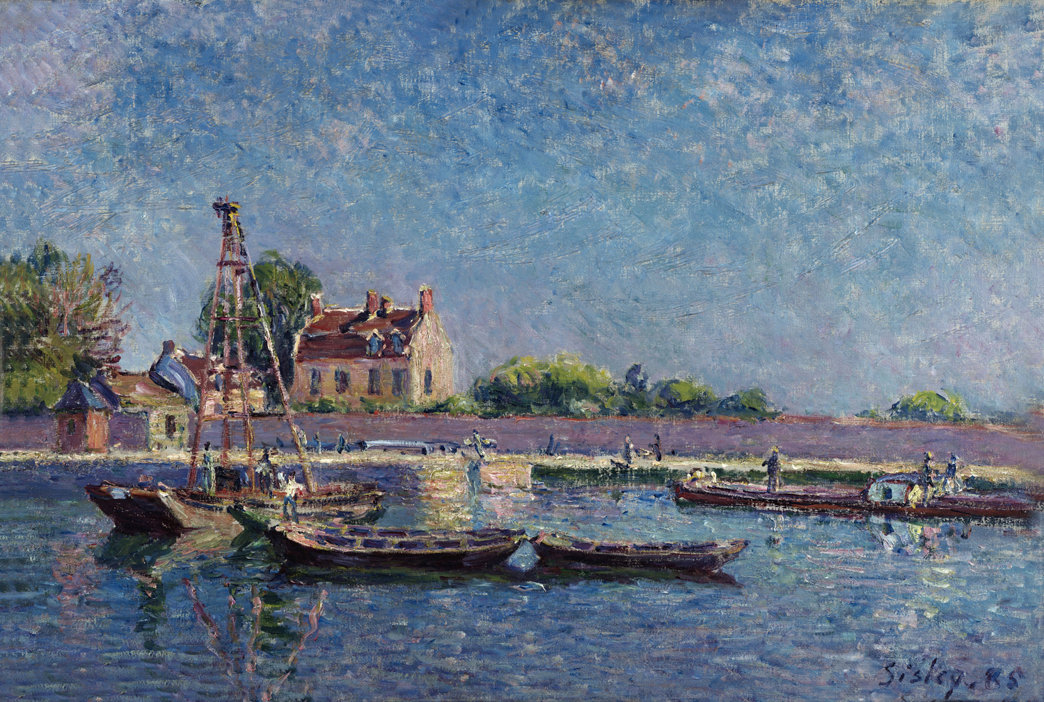 The Lock of Saint-Mammes, 1885