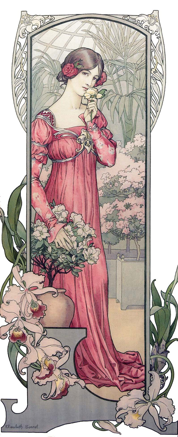 Fleurs de Serre (Greenhouse Flowers), 1901