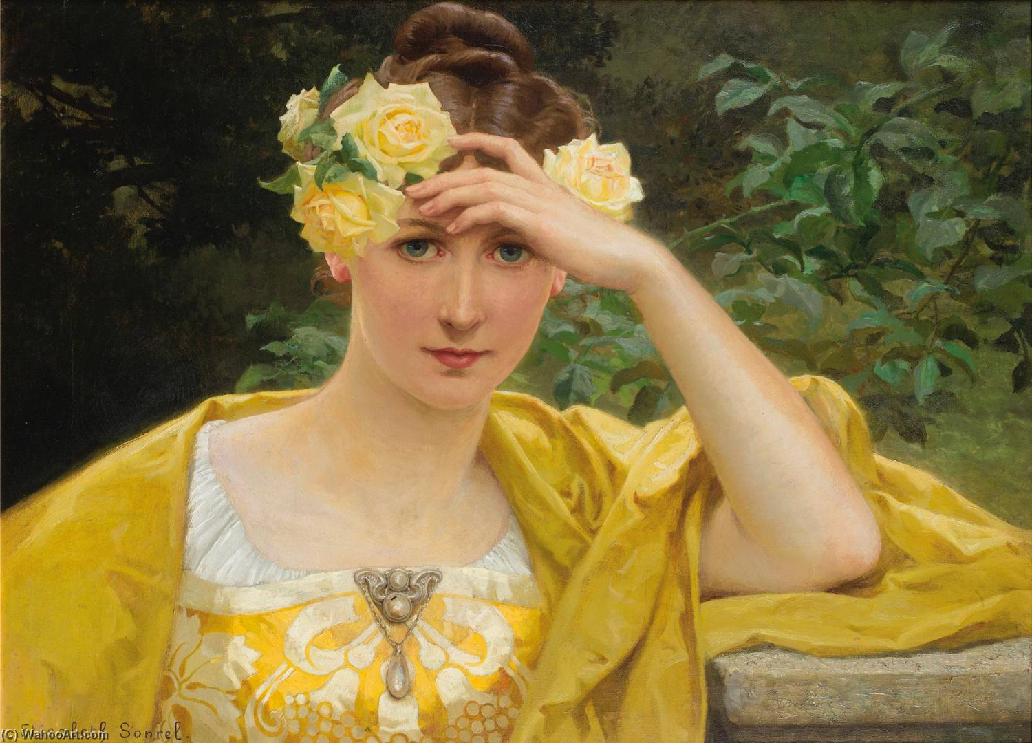 Jeune Fille en Jaune (Young Girl in Yellow), 20th century