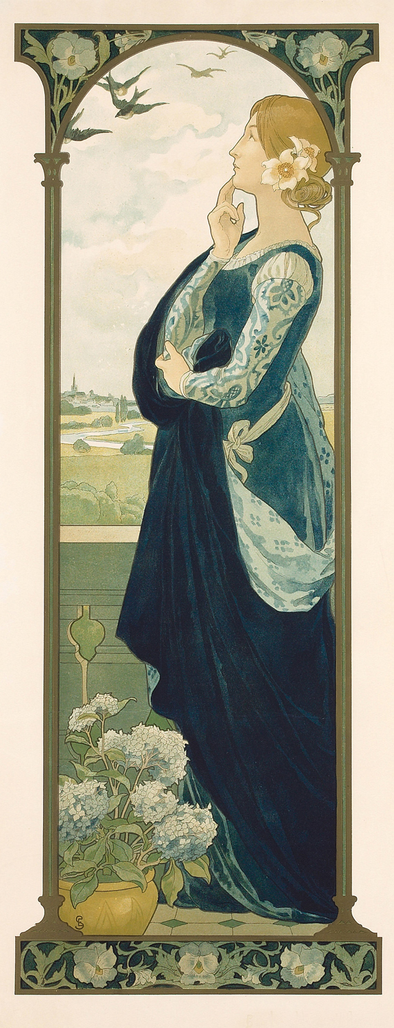 Sonrel les Hirondelles Souvenir (The Swallows of Remembrance), c. 1901