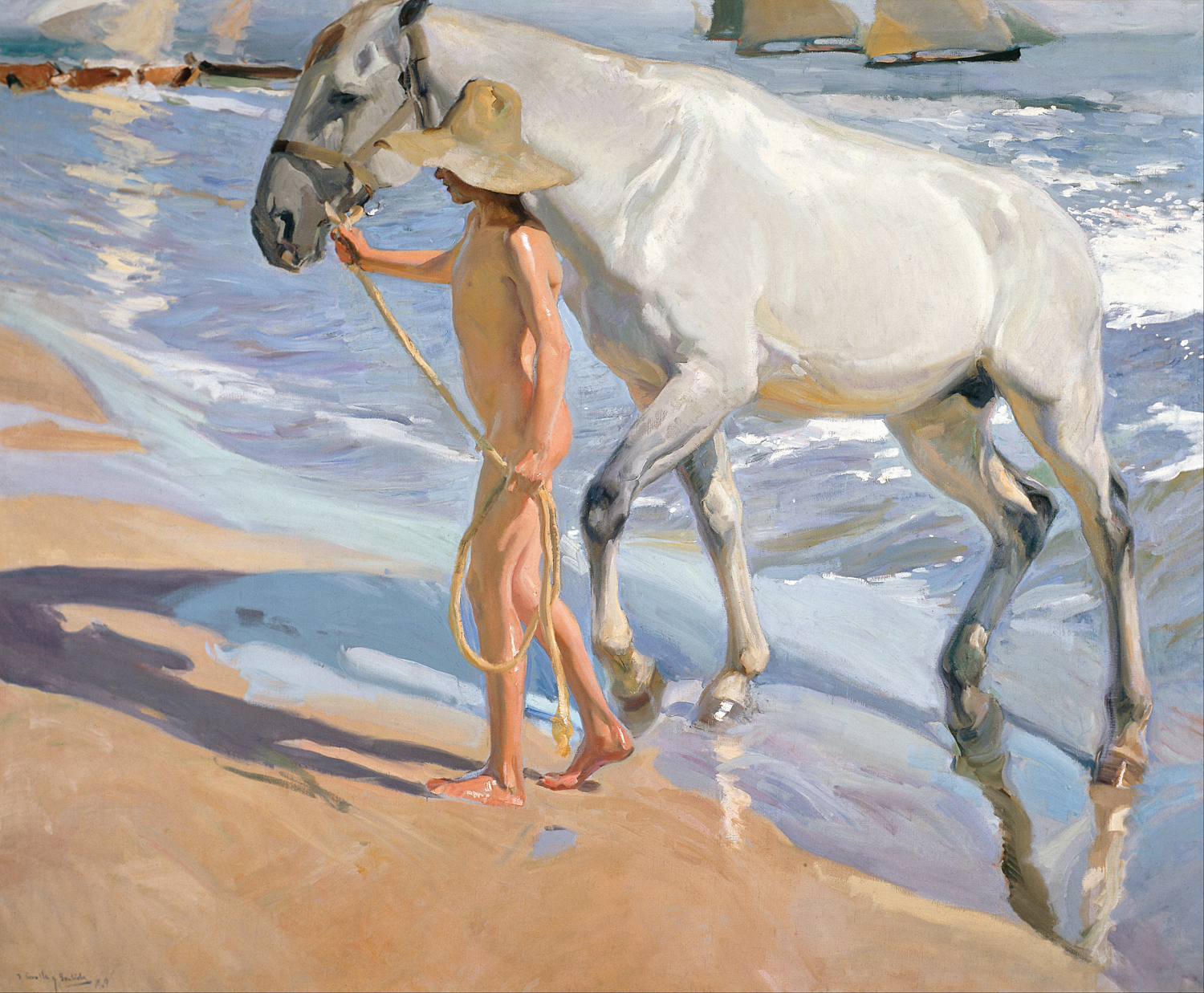 The Horses's Bath, 1909