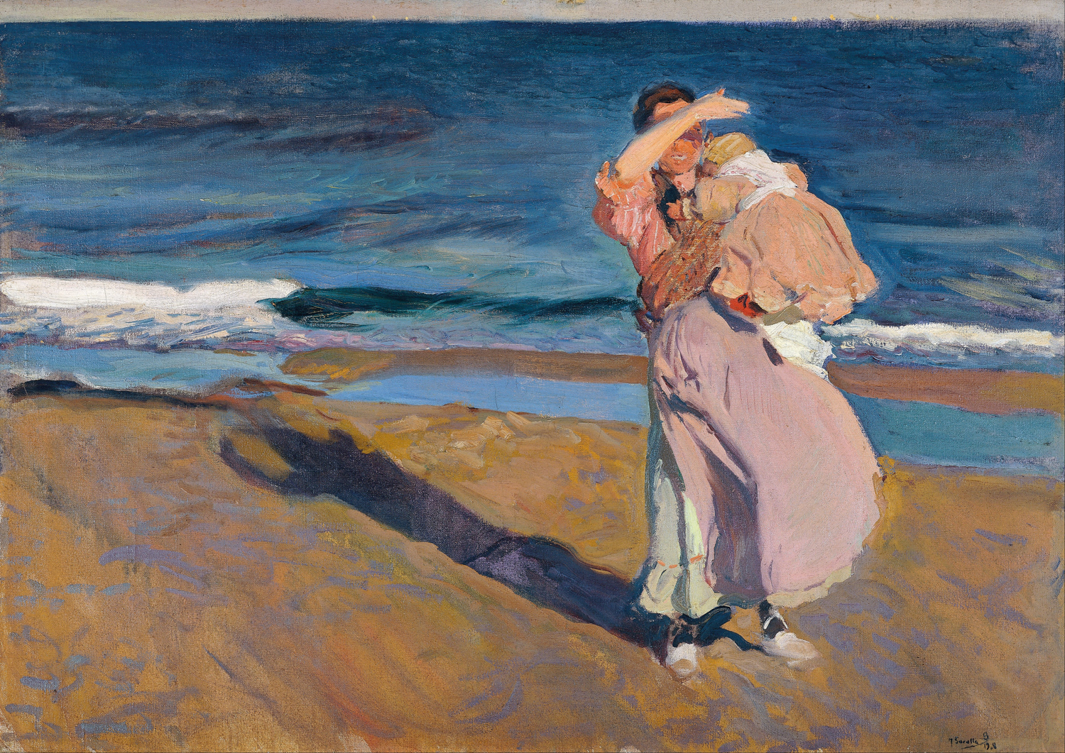 Fisherwoman with her Son, 1908