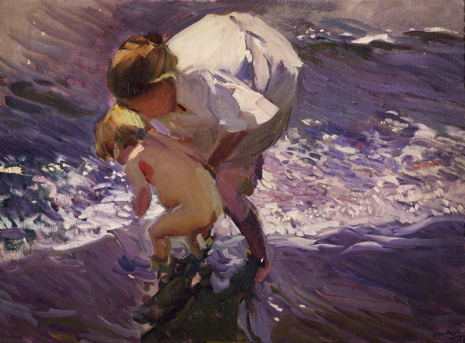 Bano en la Playa, 1908