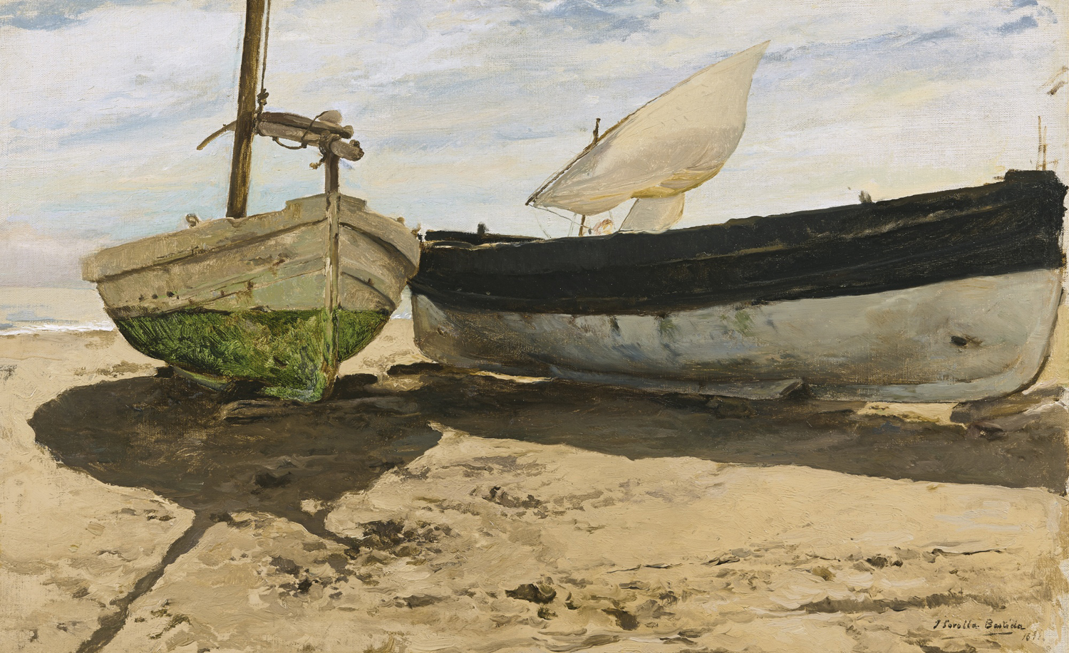 Barcas en la Playa, 1894