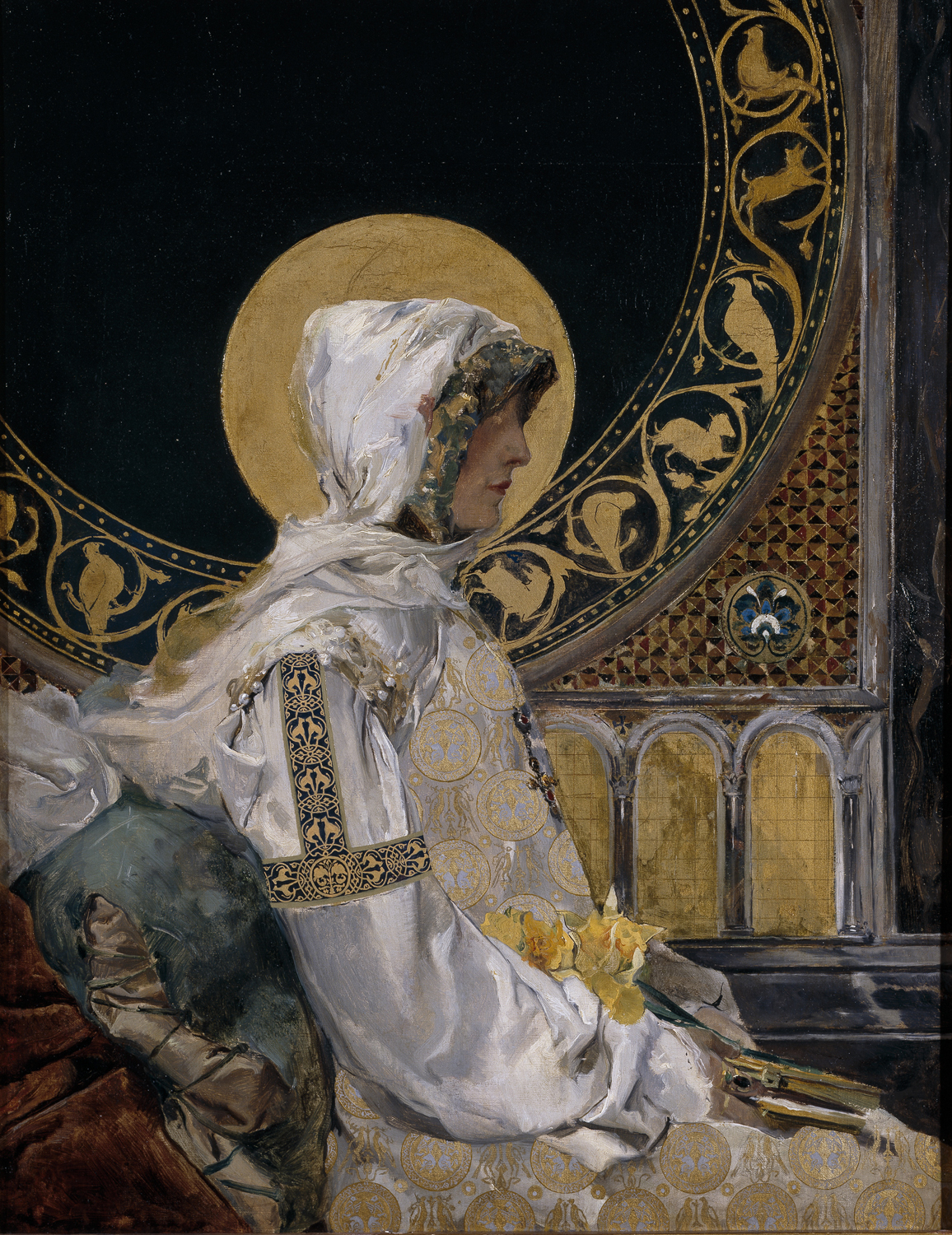 Santa en Oracion (A Saint in Prayer), 1888