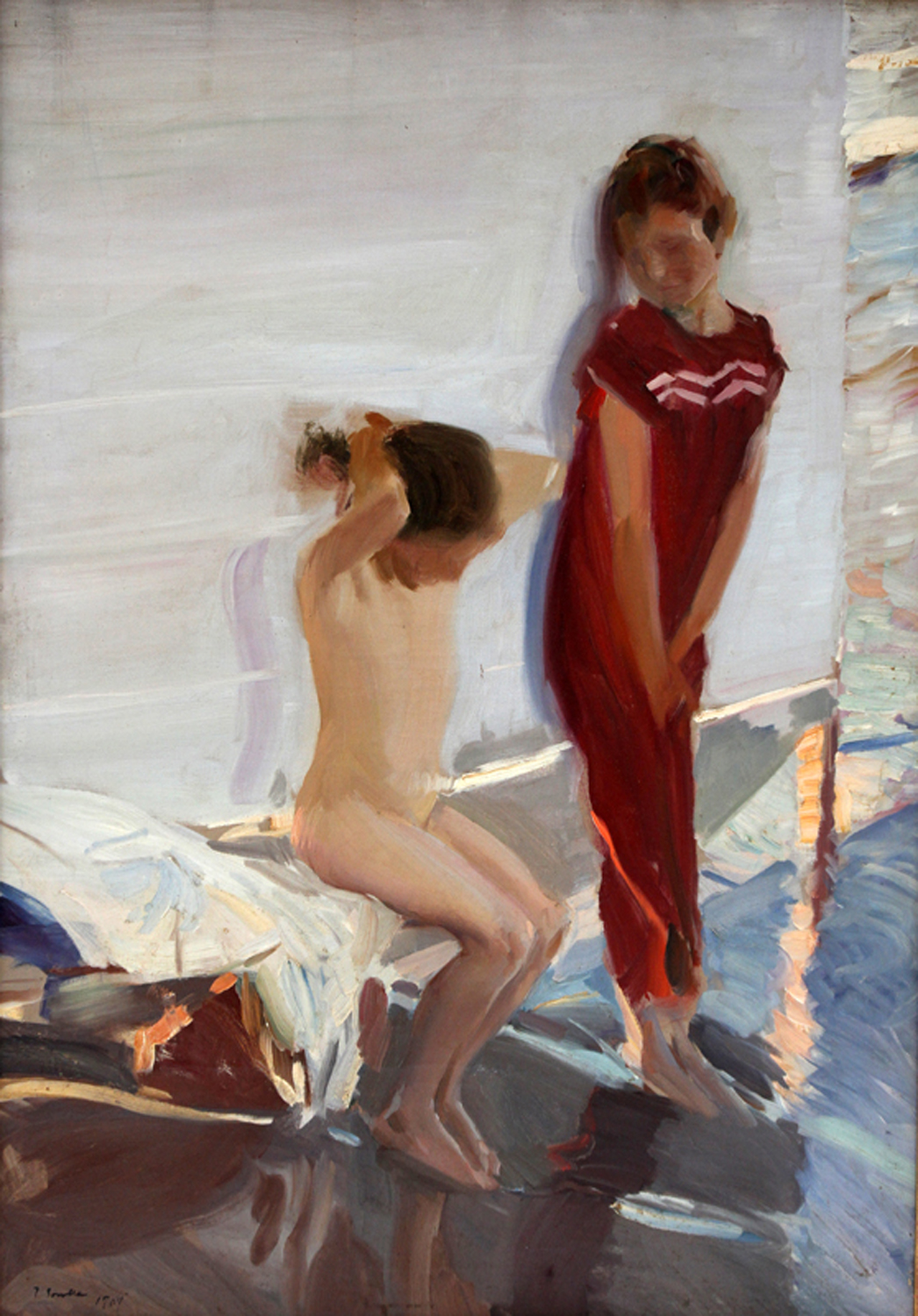 Antes del Bano (After the Bathing), 1909