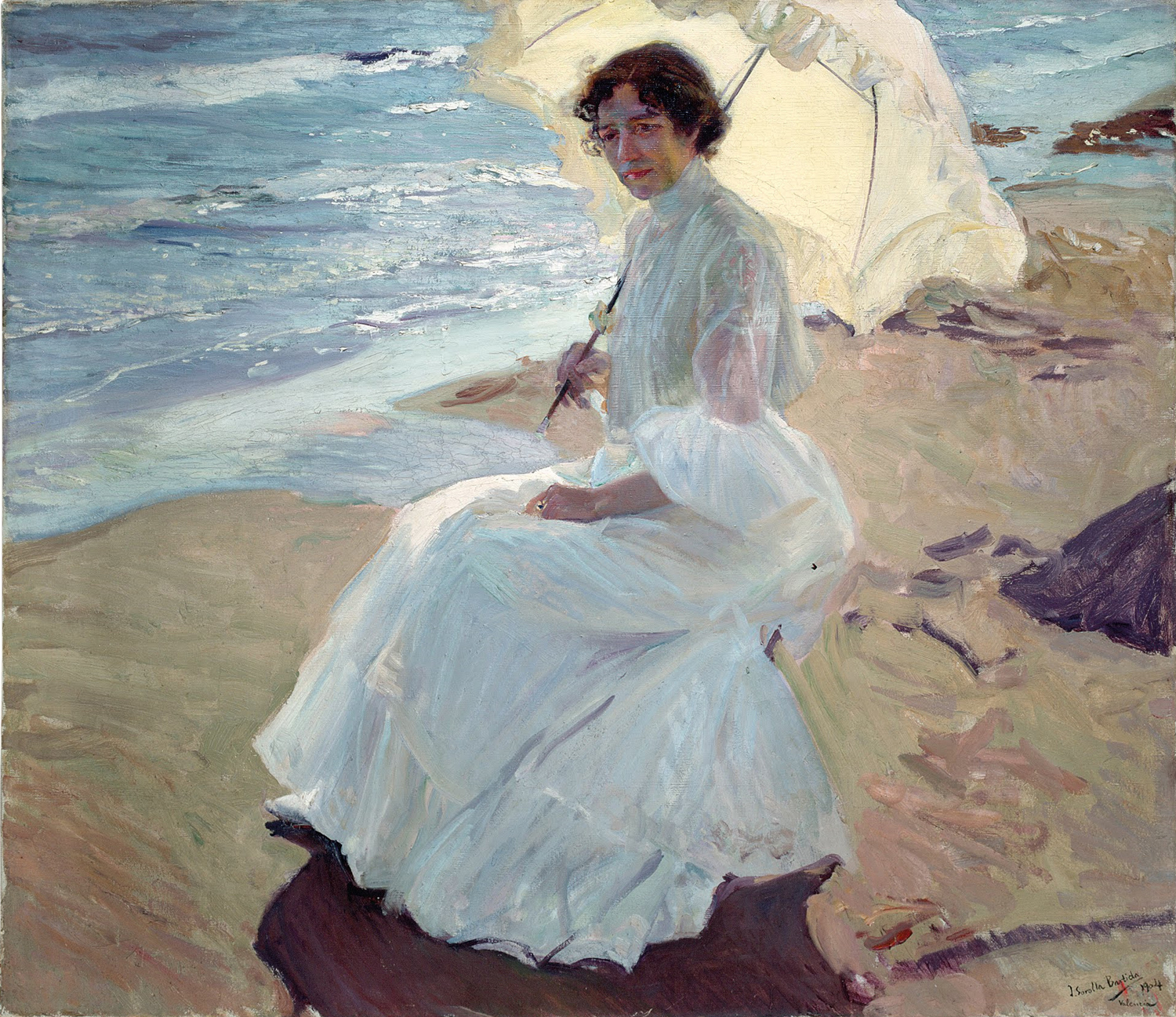 Clotilde on the Beach, 1904