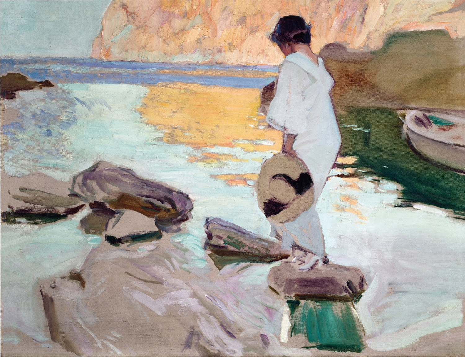 Elena at Cala de San Vicente, 1919