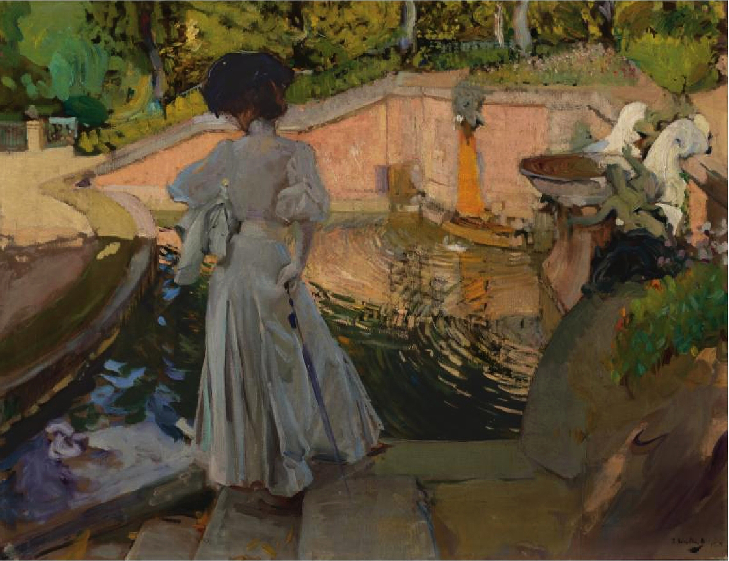 Maria Mirando los Peces, 1007