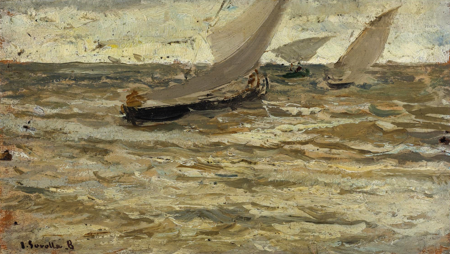 Salidas de las Barcas, Aturias (Departure of the Boats), 1902
