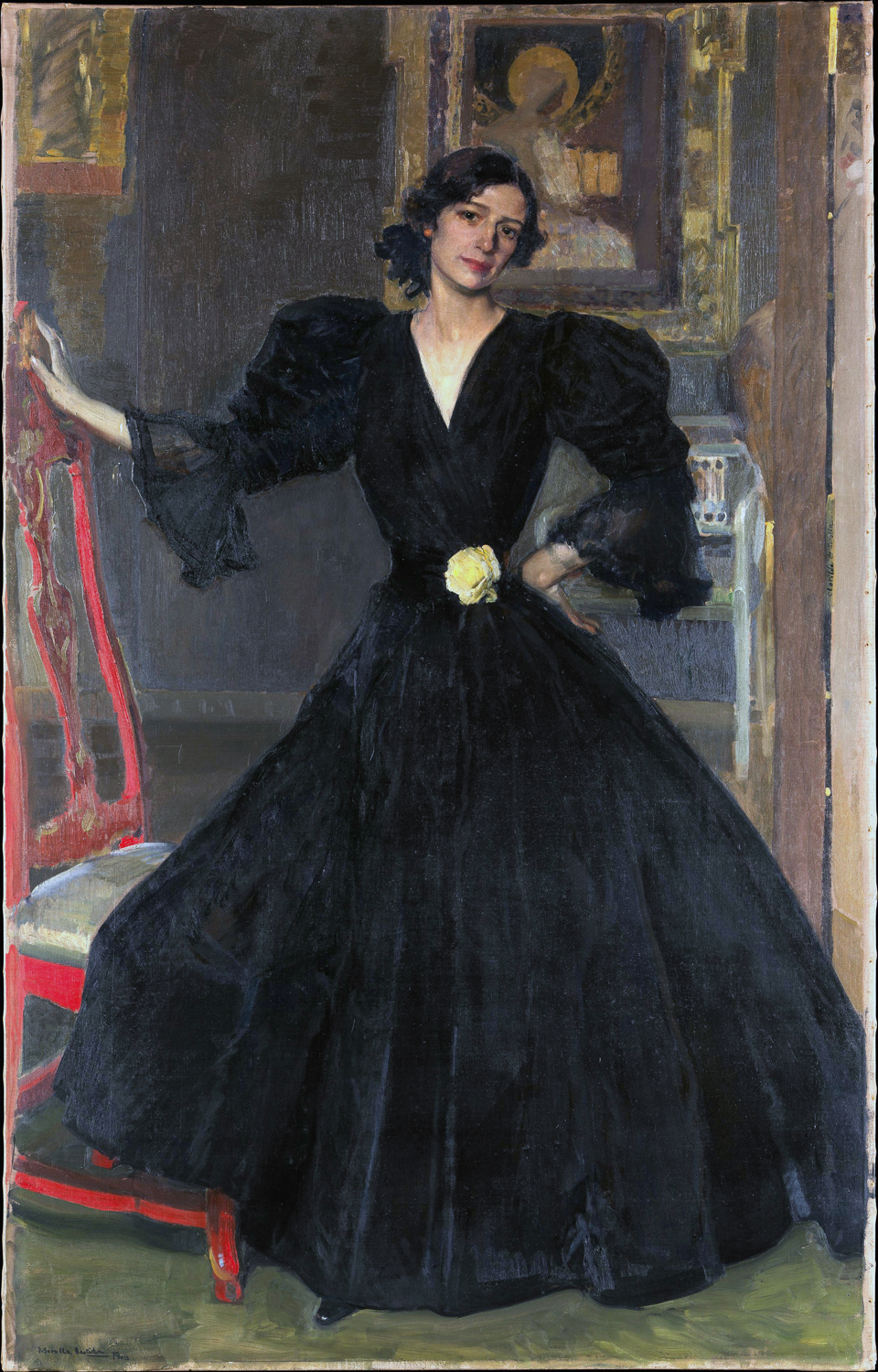 Senora de Sorolla in Black, 1906