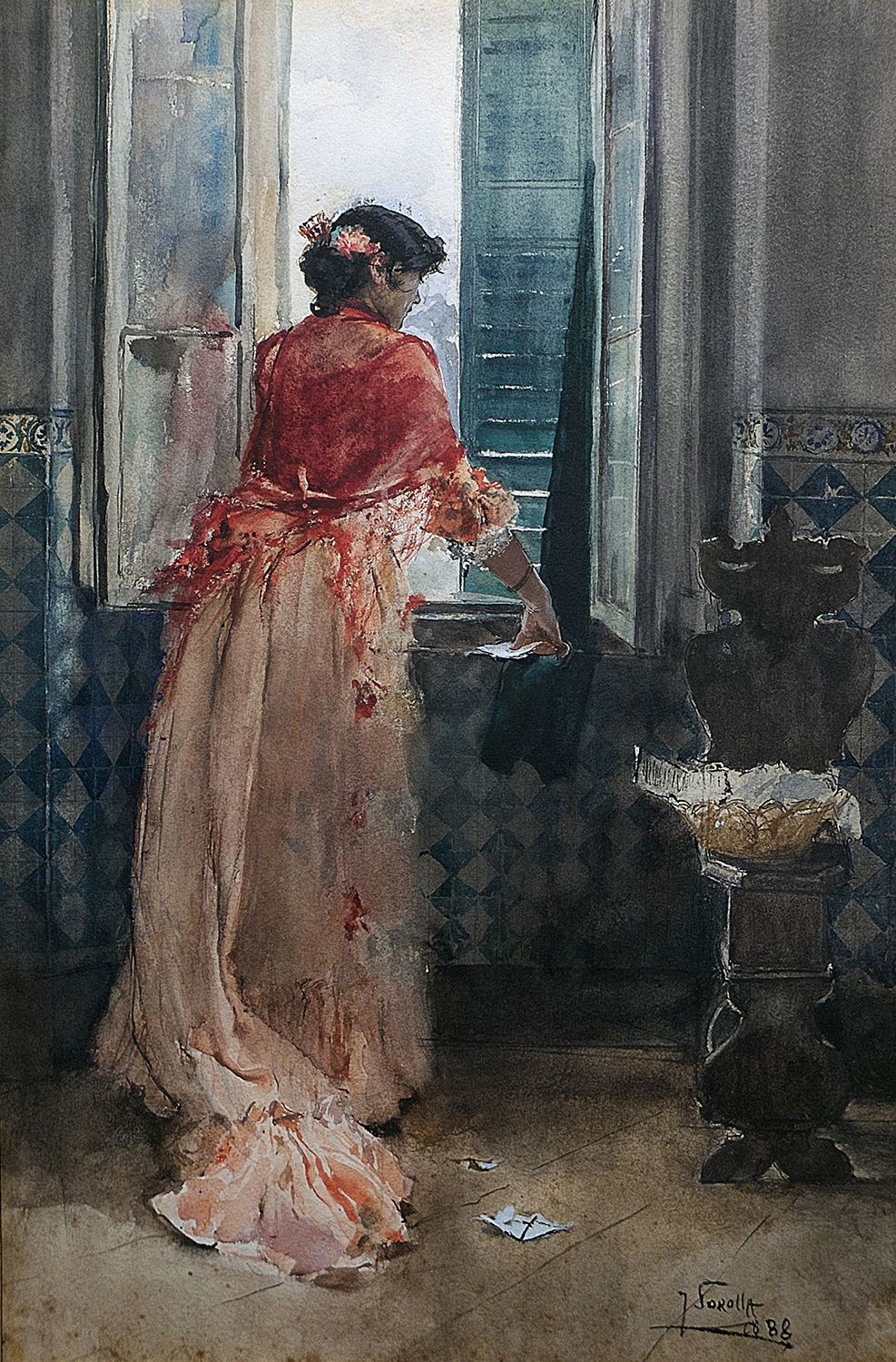 Clotilde en la Ventana (Clotilde at the Window), 1888