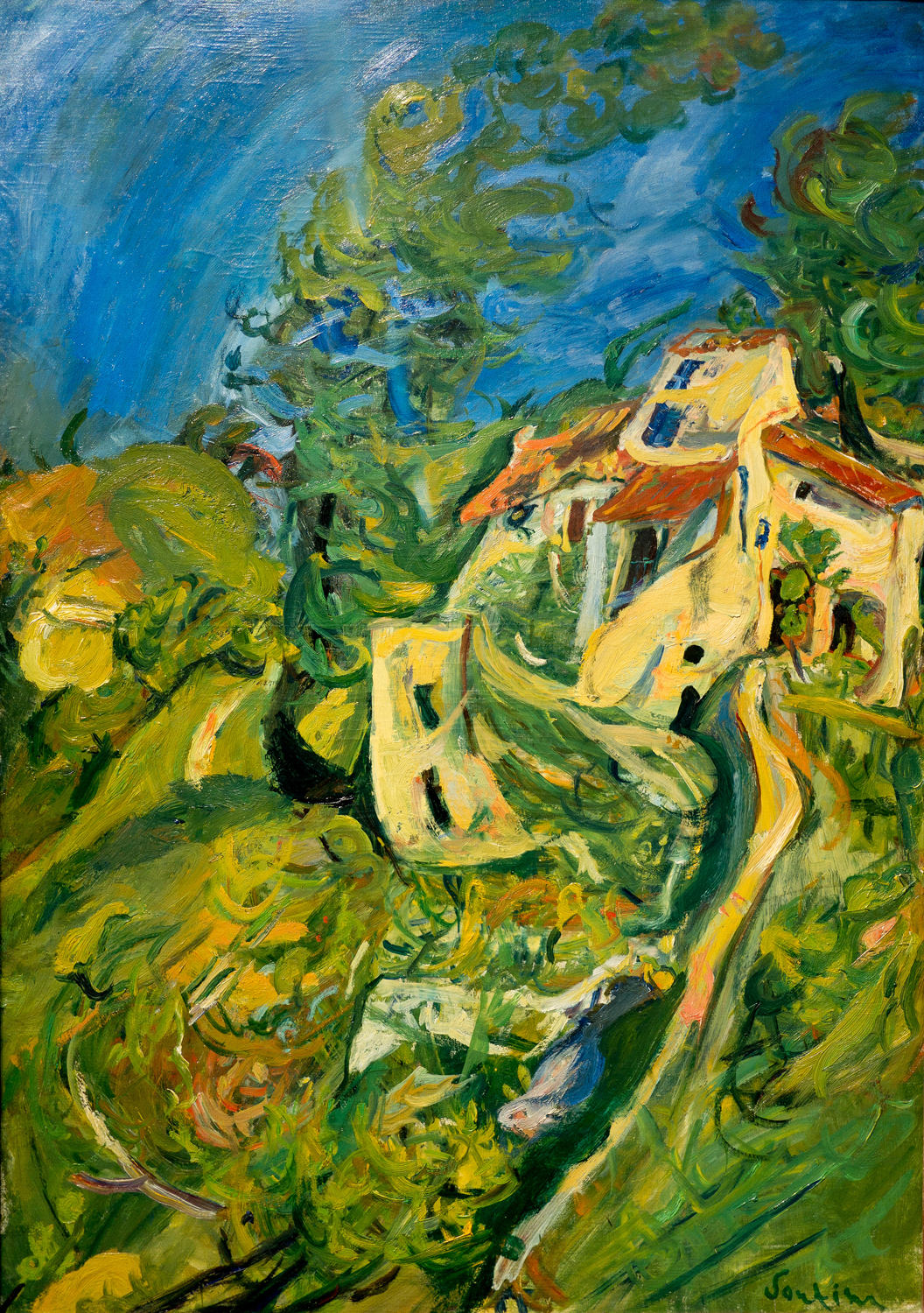 A Painting of a House on a Hill, c. 1922-23