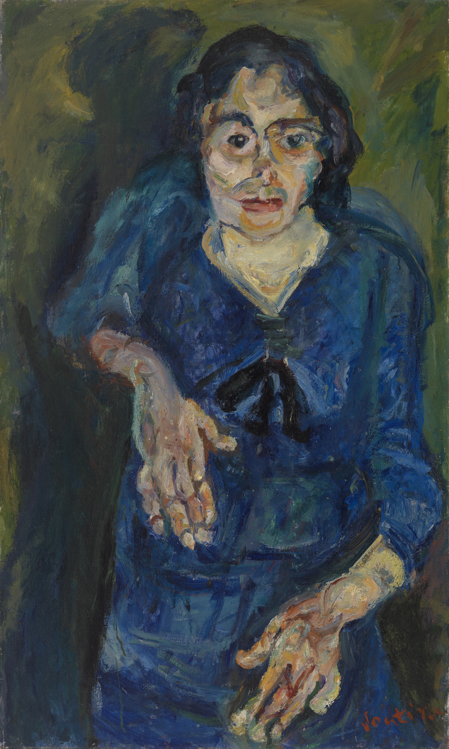 La Femme en Bleu (Woman in Blue), c. 1919