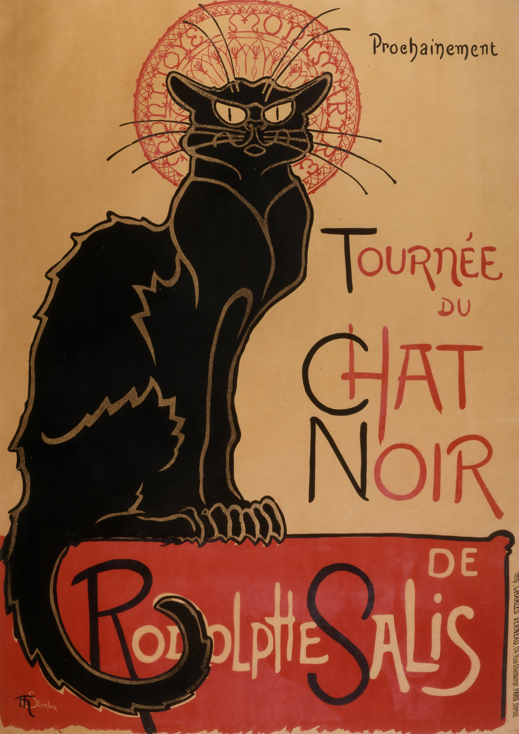 Tournee du Chat Noir de Rodolphe Salis, 1896