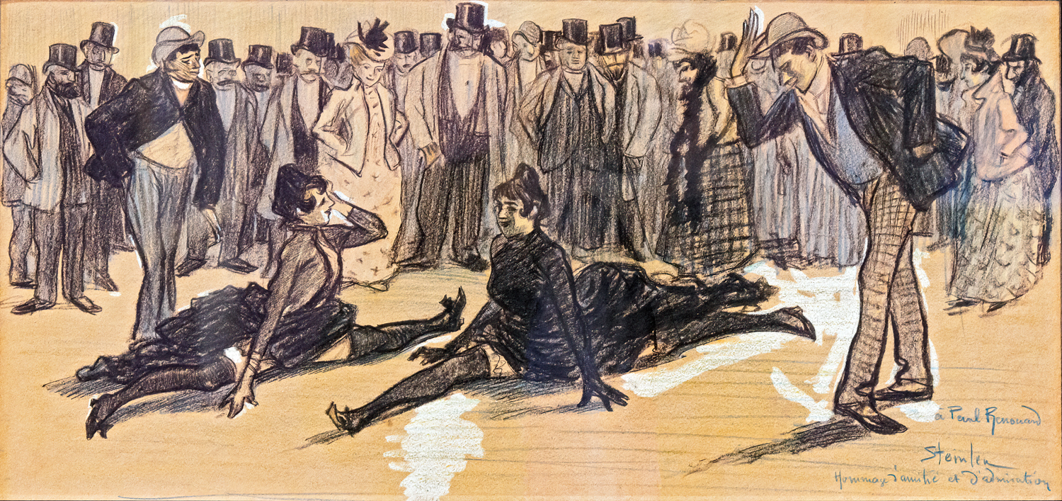 La Goulue and Valentin the Contortionist Dancing at the Moulin Rouge, 1895