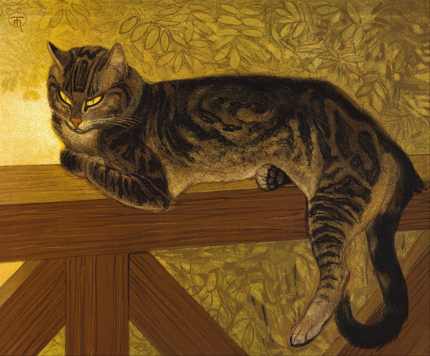 Summer - Cat on a Railing, 1909