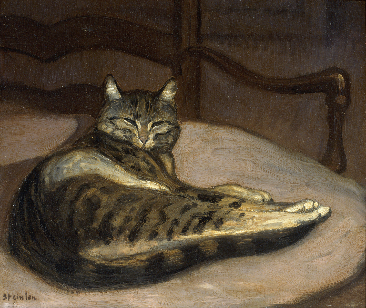 Chat sur un Fauteuil (Cat on an Armchair), 1902