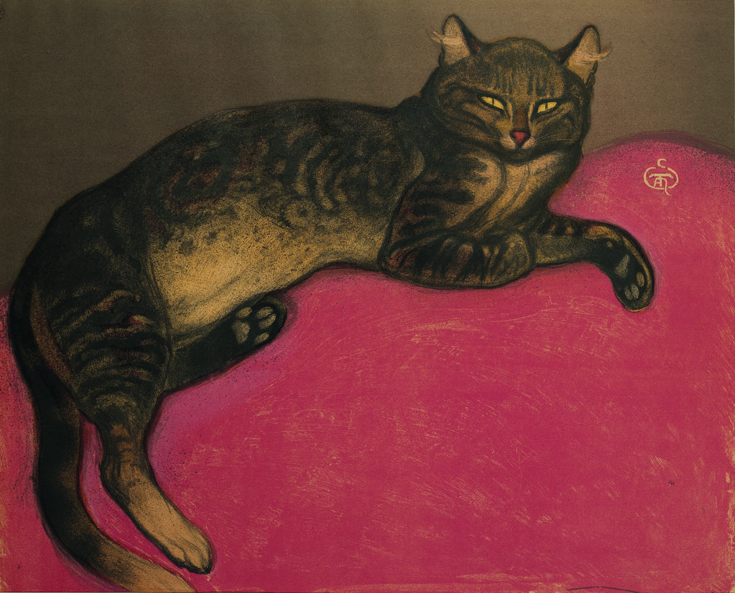 l'Hiver - Chat sur un Coussin (Winter - Cat on a Cushion), 1909