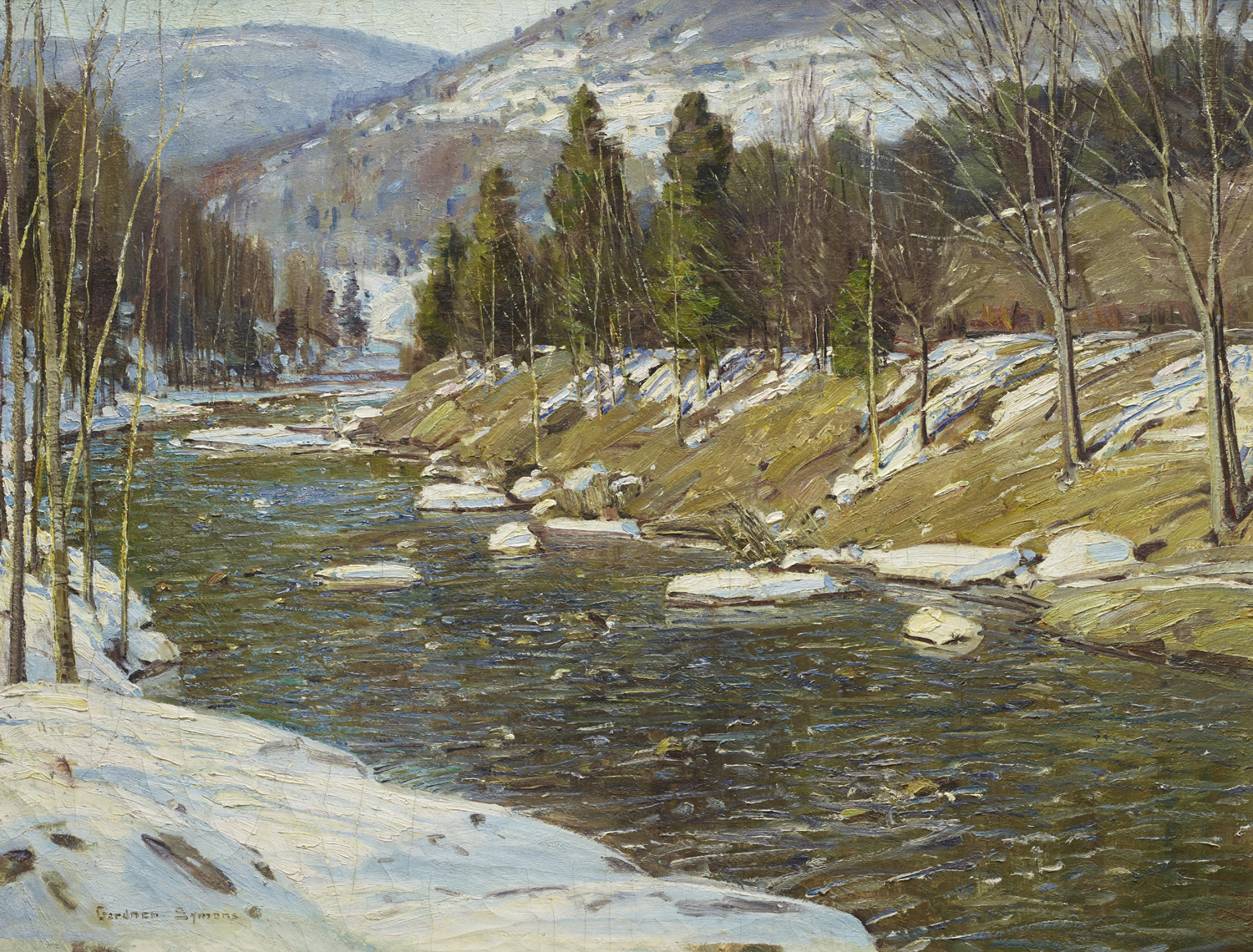 Through Wooded Hills, c. 1914