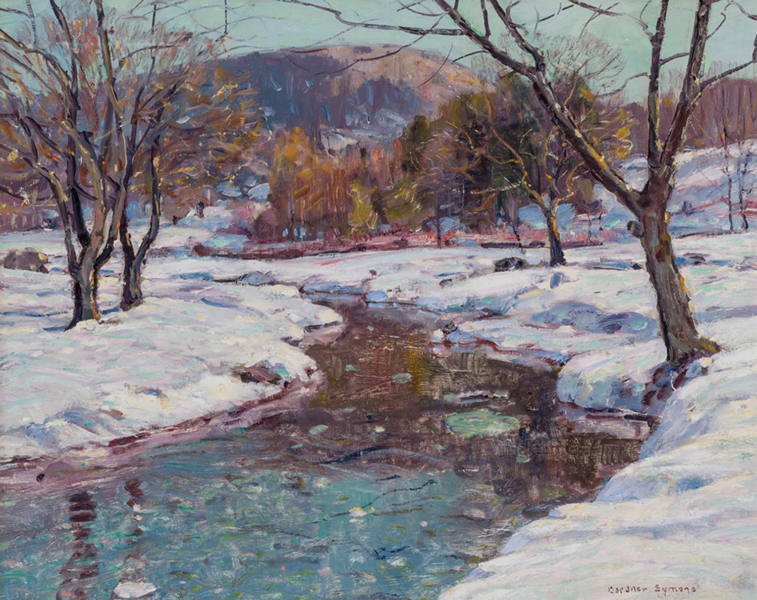 Valley Stream in Winter, 20th century