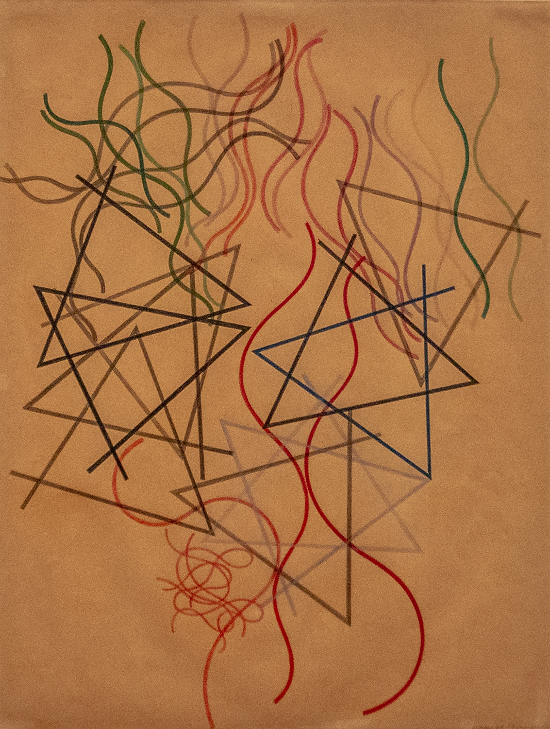 Geometric and Undulating Lines, 1941
