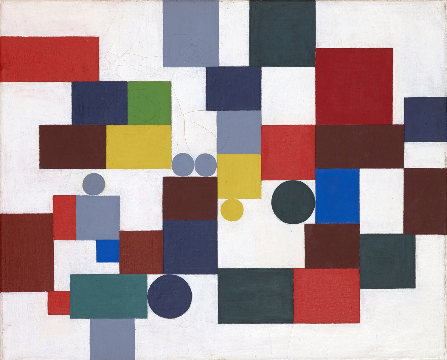 Composition with Tetragons, Rectangles and Circles Congruent, 1939