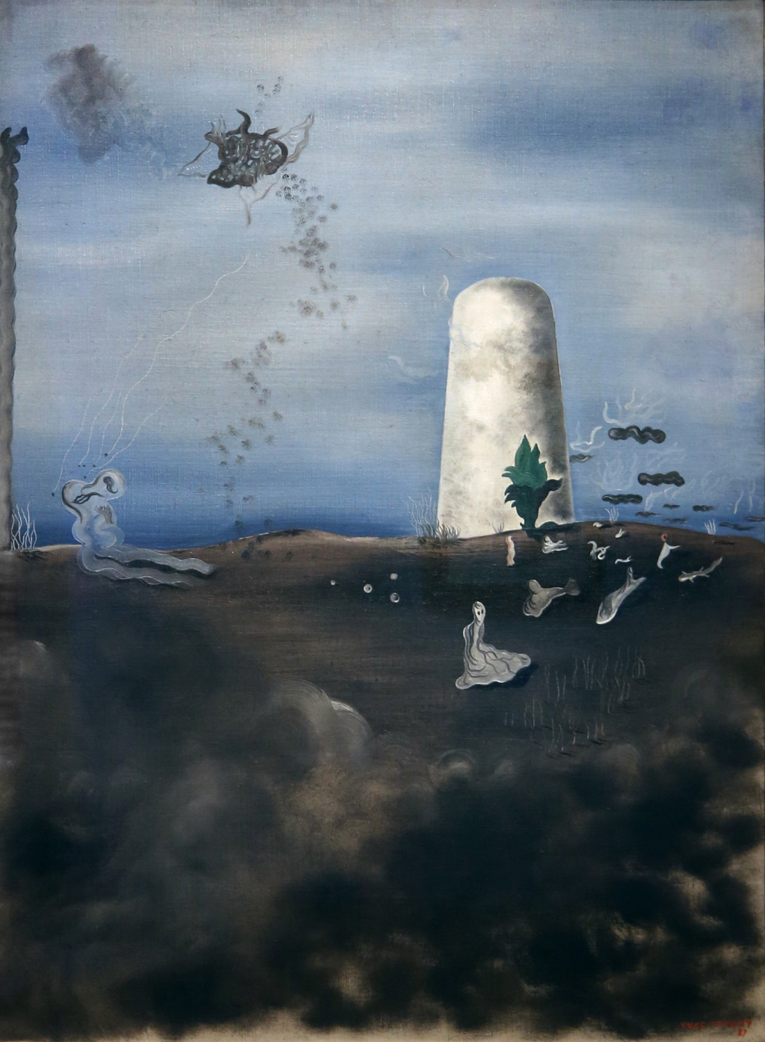 La Morte Guardando la sua Famiglia (Death Watching Her Family), 1927