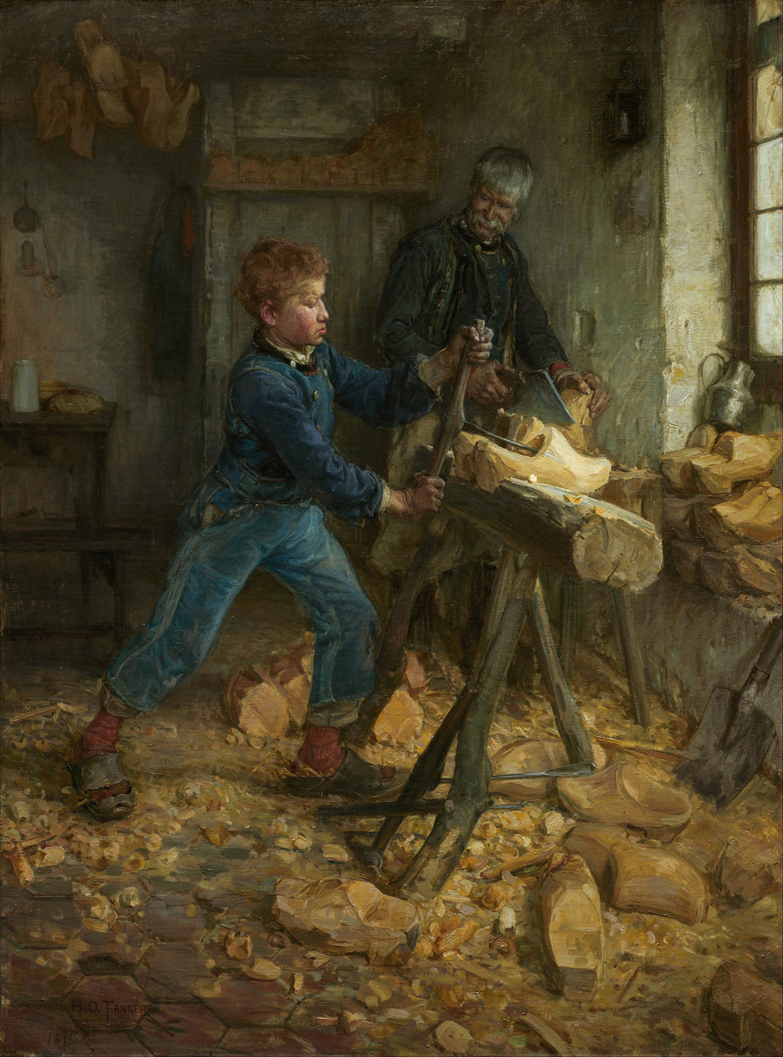 The Young Sabot Maker, 1895