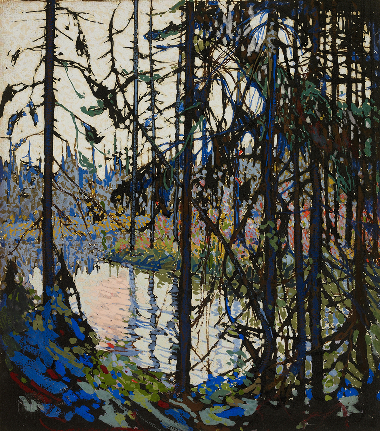 Northern River, sketch, 1914