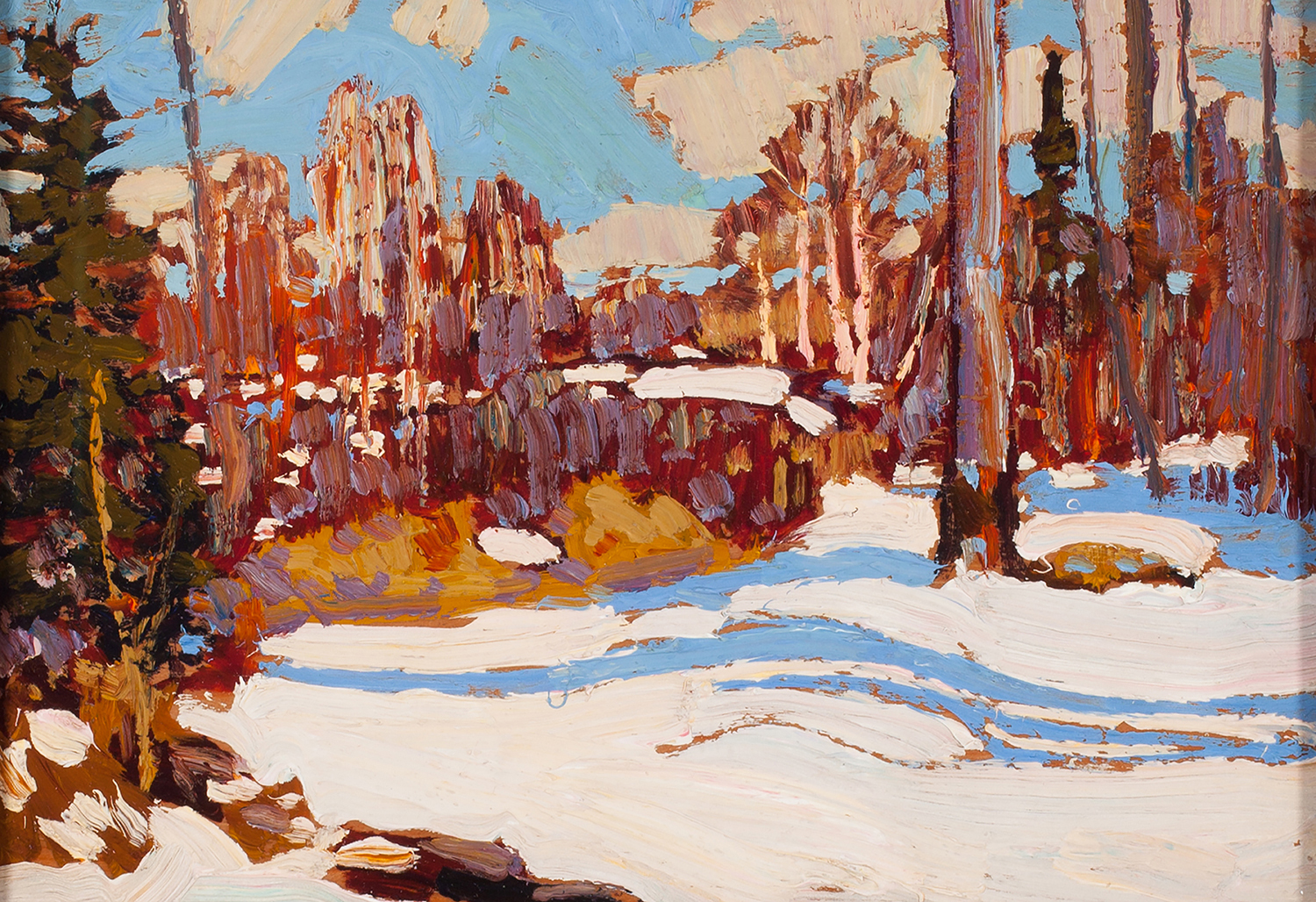 Woods in Winter, 1917