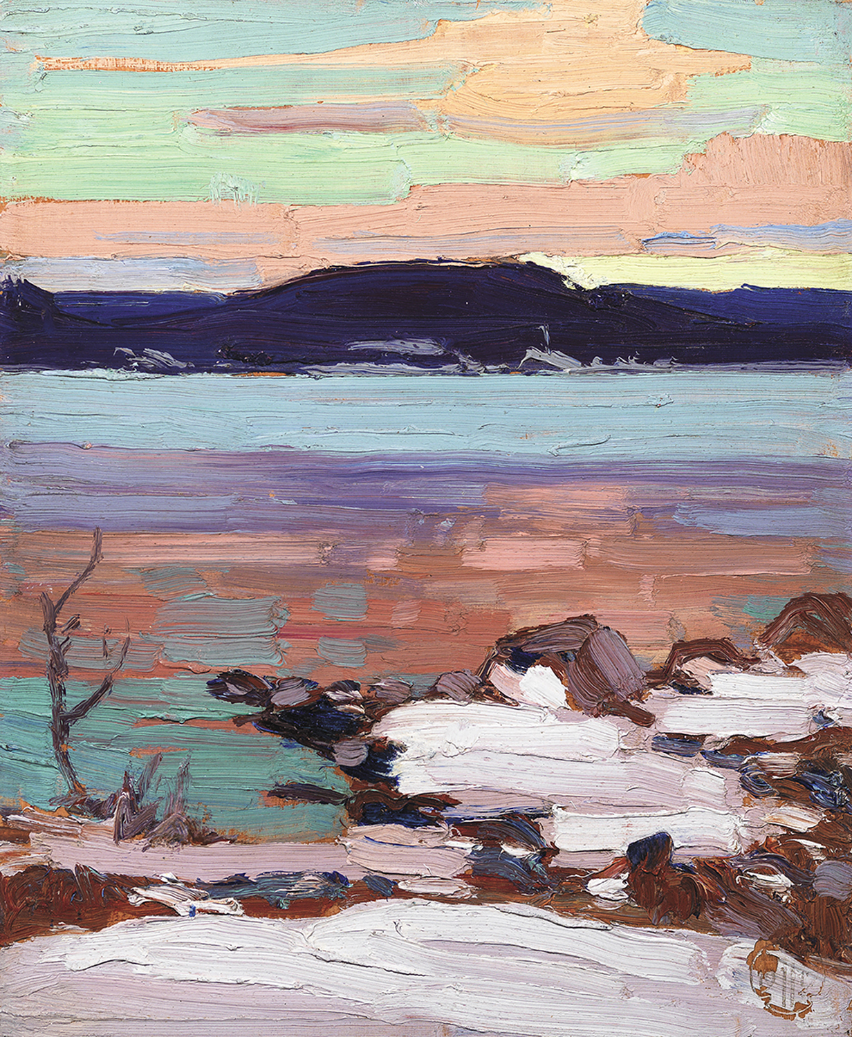 Landscape with Snow, 1916