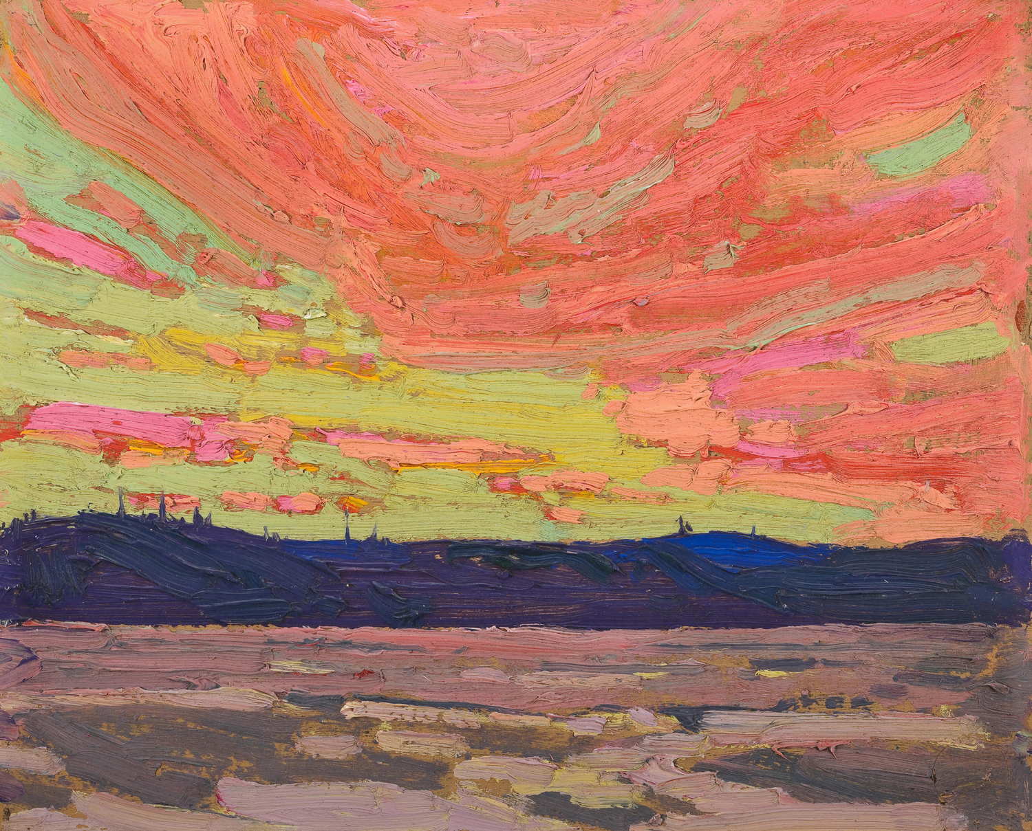 Sunset, 1915