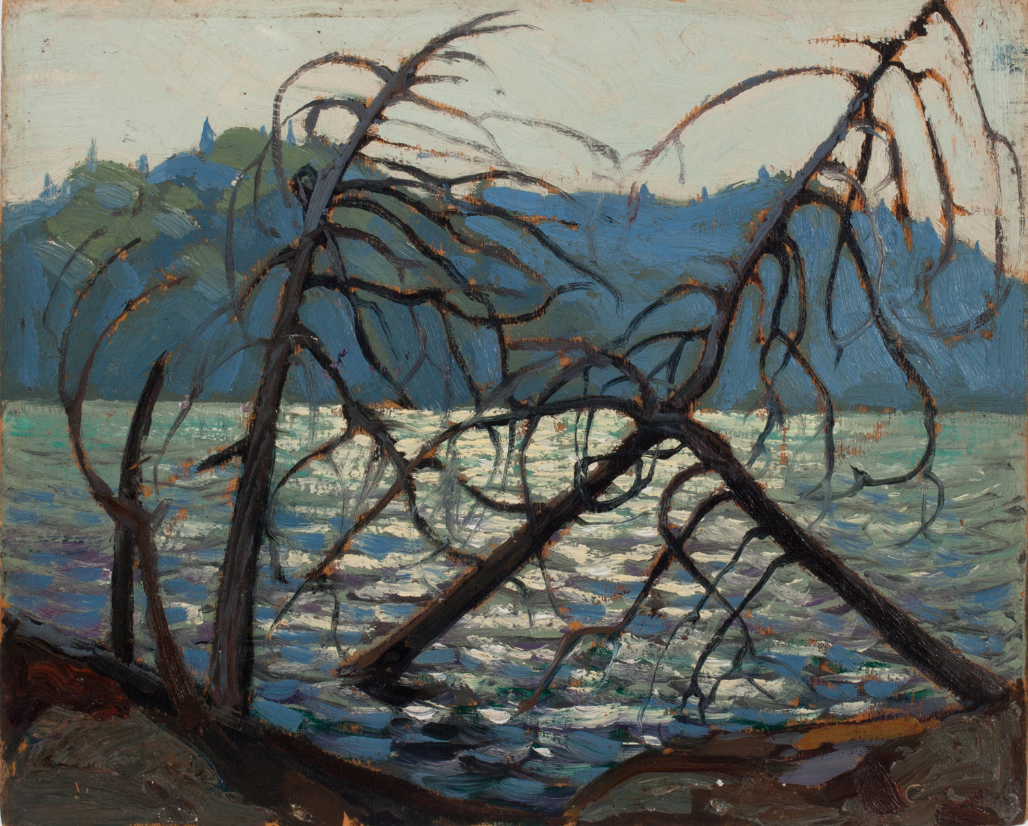 Canoe Lake Spring, 1914