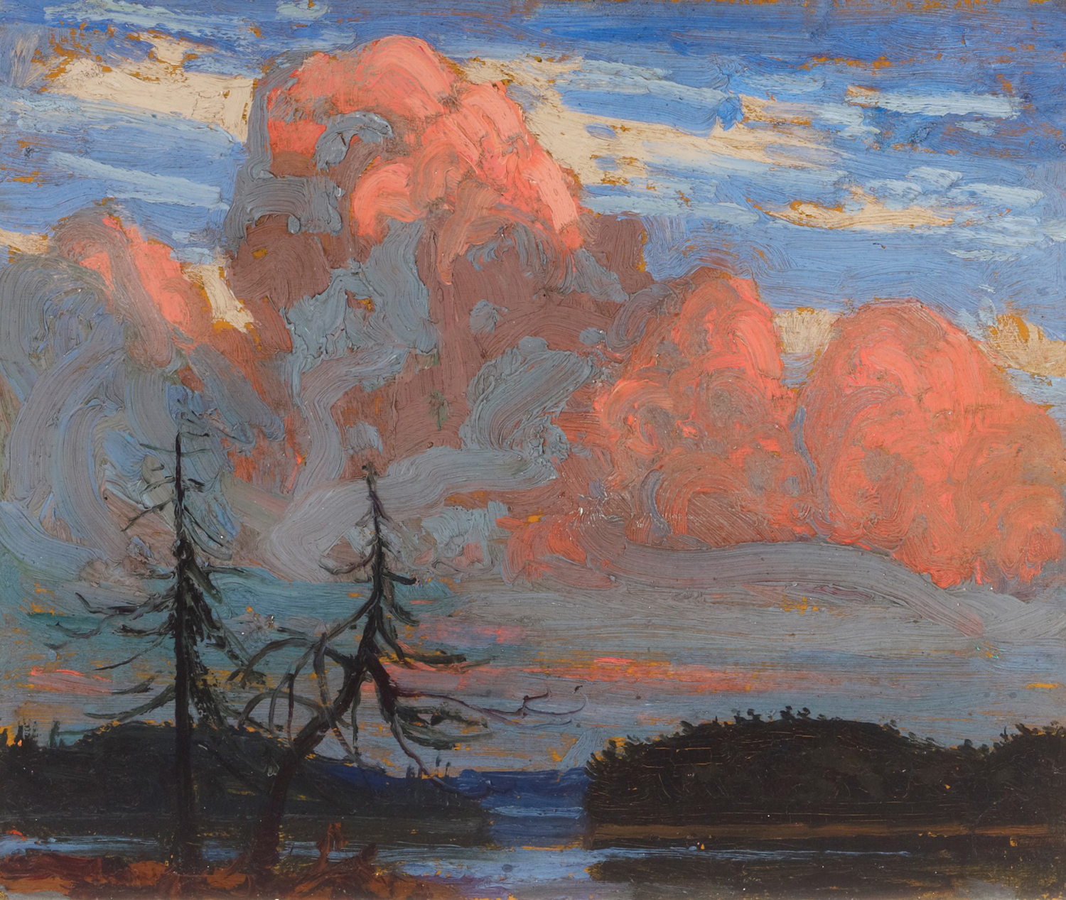 Sunset, Algonquin Park, 1914
