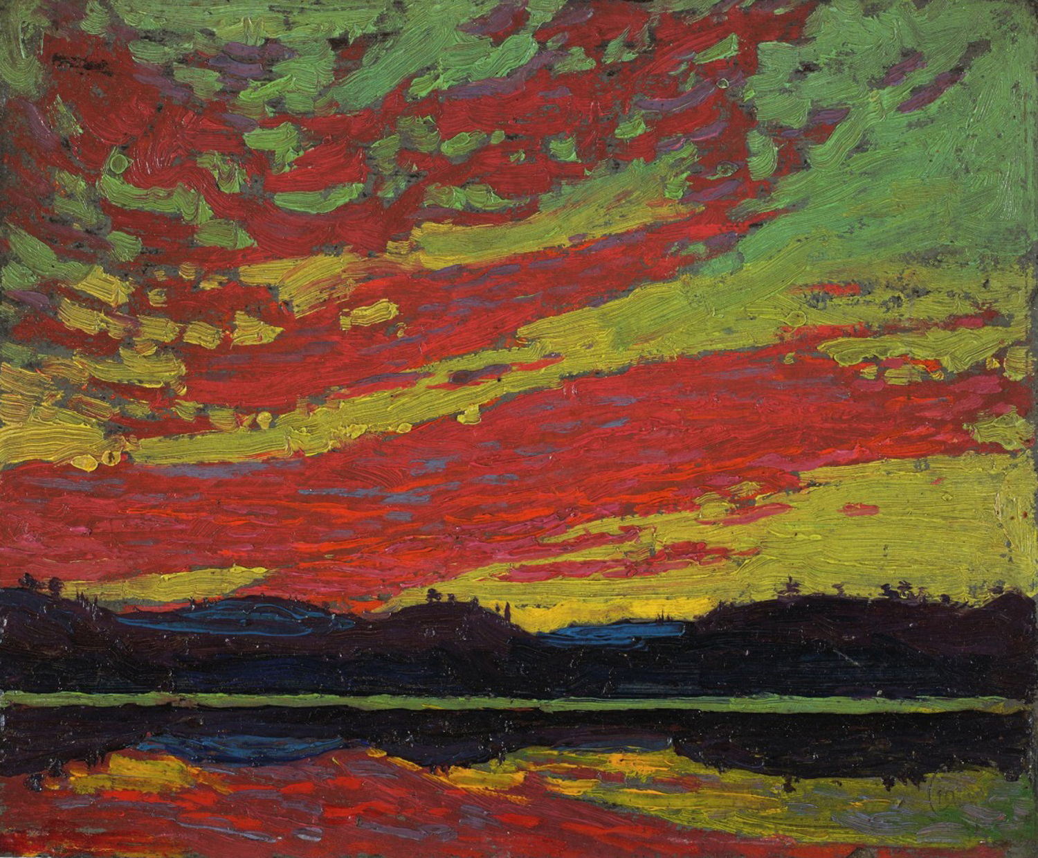 Sunset, 1915