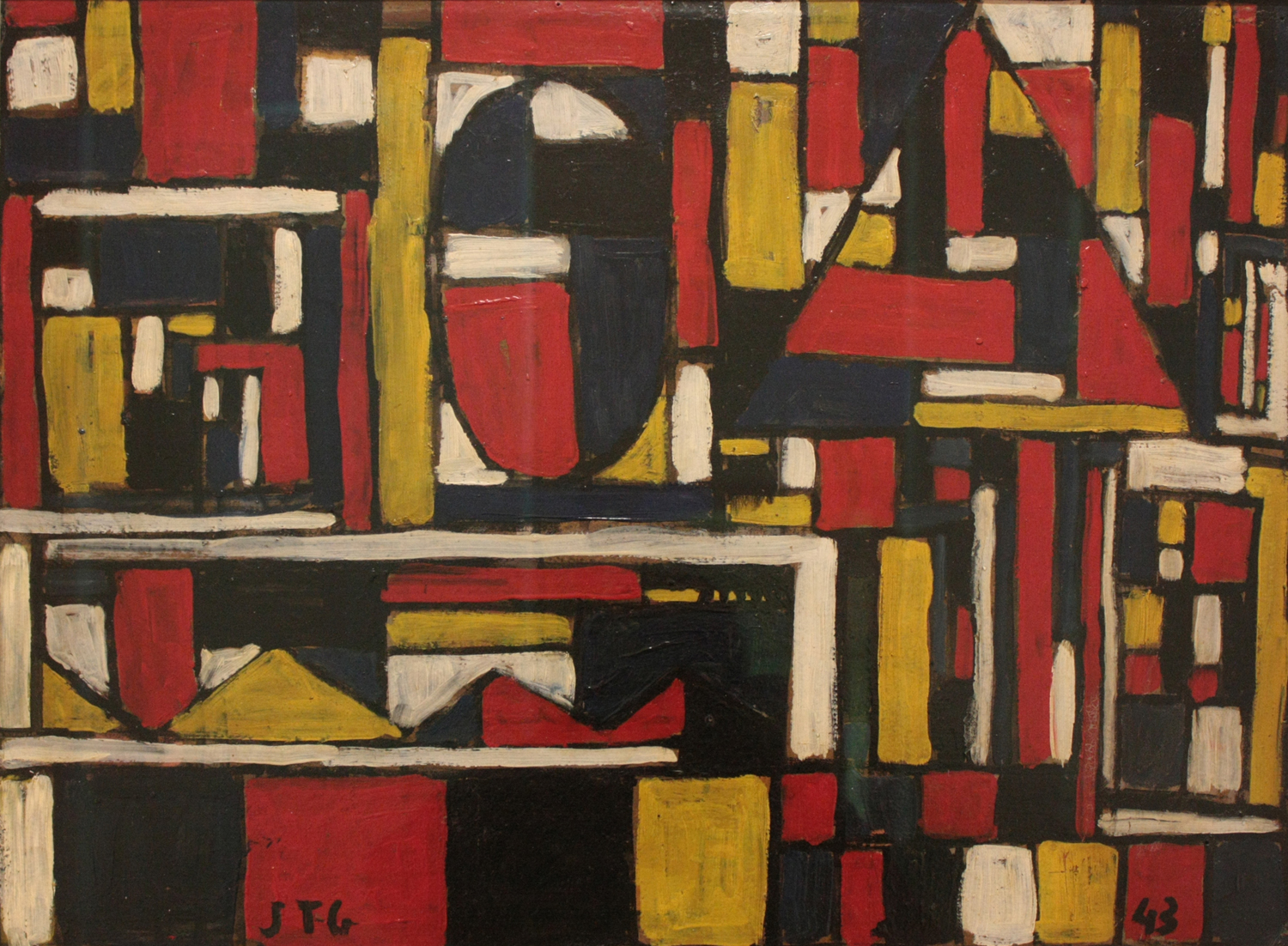 Structure with Geometric Forms, 1943
