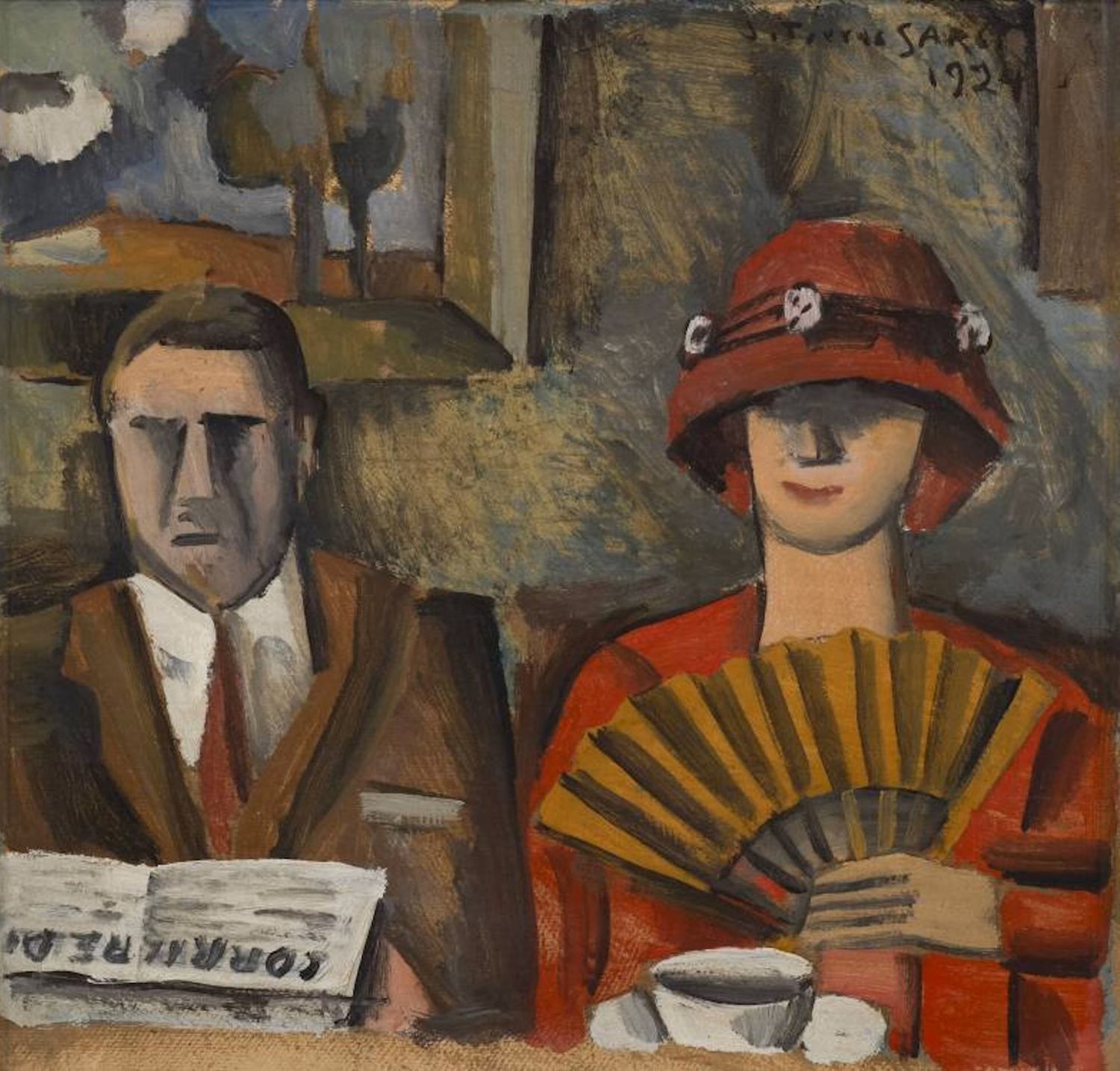 Woman with a Fan, 1924