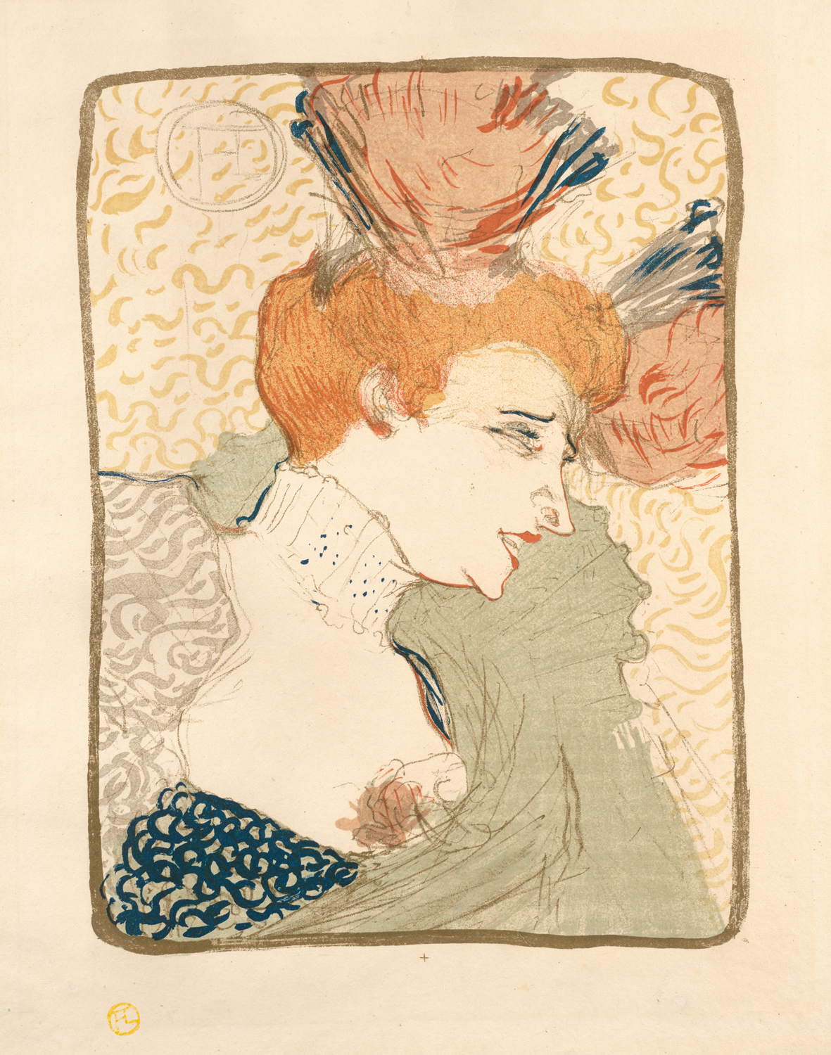 Mademoiselle Marcelle Lender. Half-length, 1895