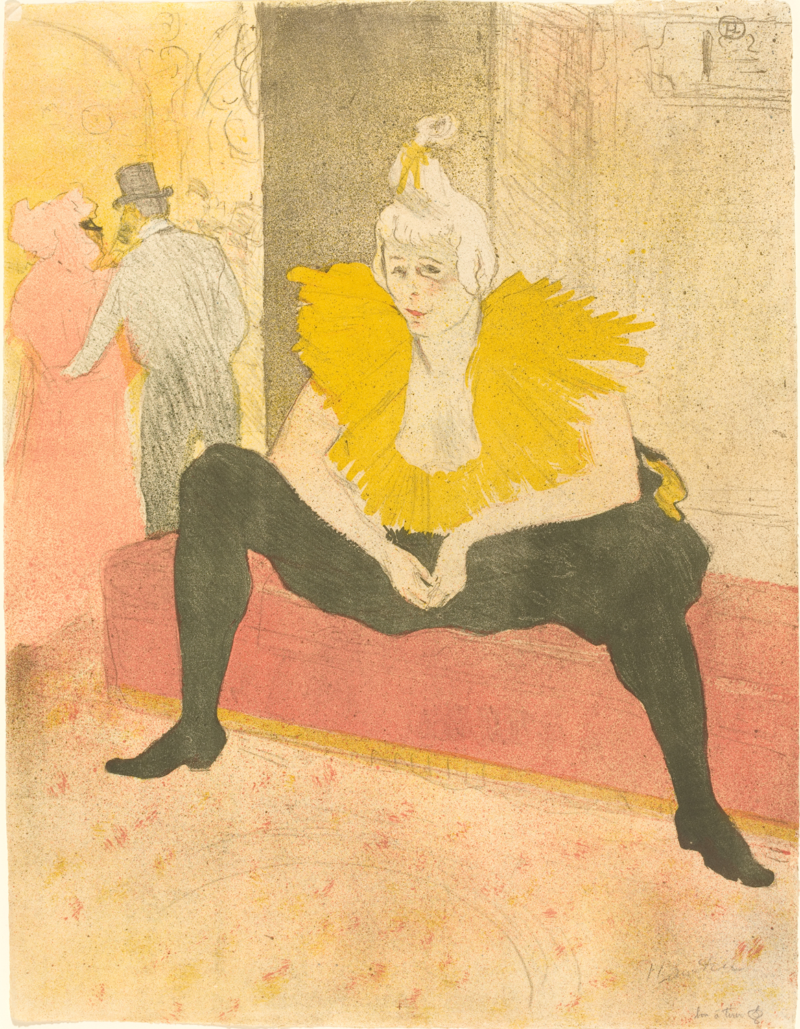 Mademoiselle Cha-u-kao, The Seated Clowness, 1896