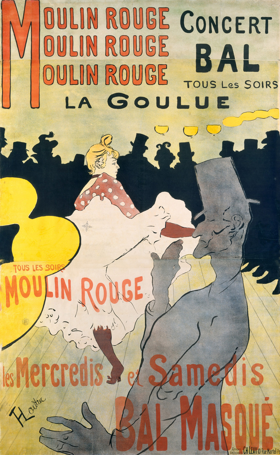 Moulin Rouge- La Goulue, 1891