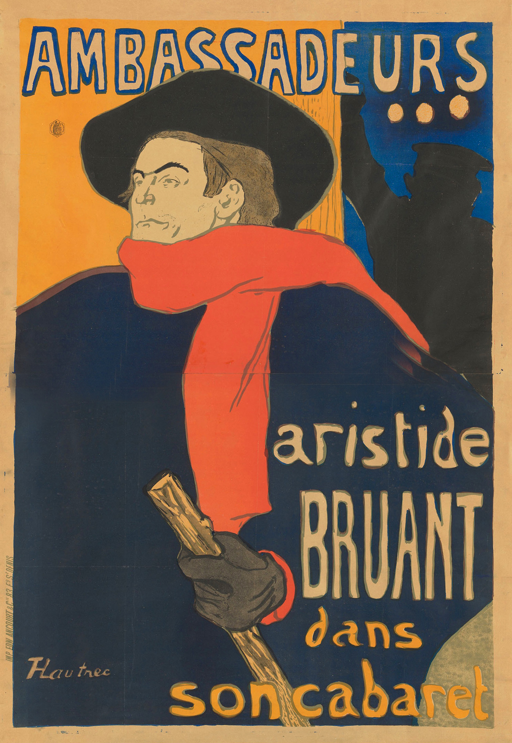 Ambassadeurs (Aristide Bruant dans son Cabaret), 1892