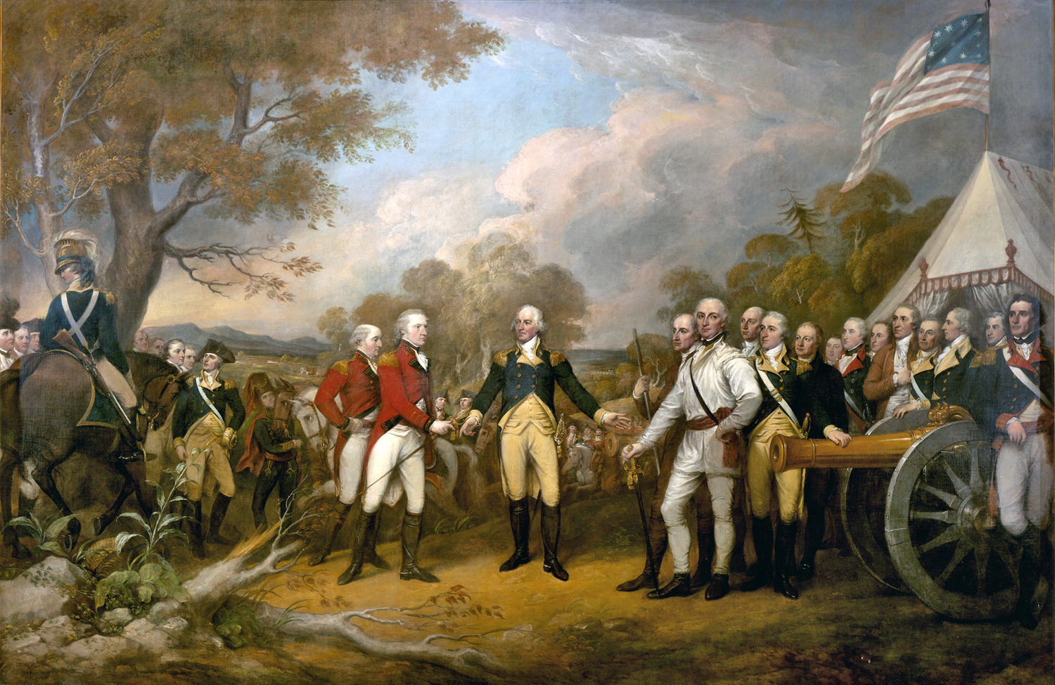 The Surrender of General Burgoyne, 1822